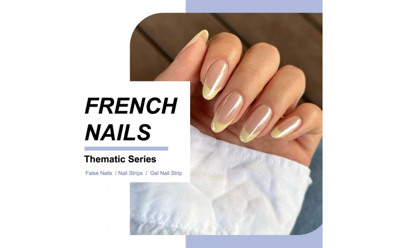 St Future FRENCH NAILS Thematic Series Nake French Naked Nails / Nude Nails Pearly Nails Red Nails Ombre Nails Yellow Nails / Butter Nails Dainty Floral Nails /Flower Nails French  nails stips Gel Nai