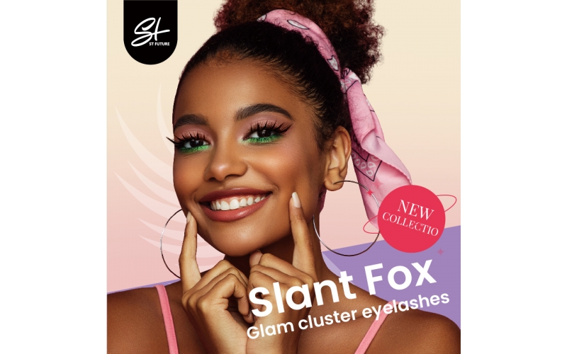 St Future Slant Fox Glam cluster eyelashes Foxy Flair Segment Lashes / Enchanted Nine Tail Fox Segment Lashes / Autumn Enchantment Fox Lashes supplier OEM / ODM