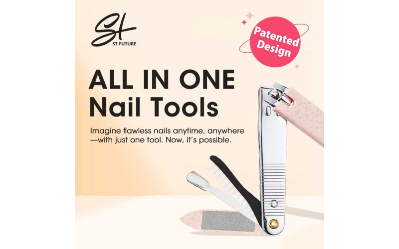 St Future ALL IN ONE Nail Tools Breeze Buffer Fan Nail File / Pristine Touch Nail Brush / Multiple foot care tool manufacturer