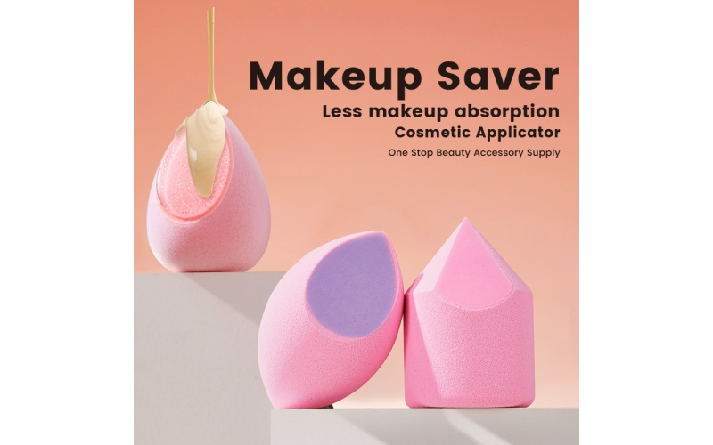 St Future Makeup Saver Flexi Silicon Sponge / Cosmetic Applicator 3 in 1 textures for wet & dry / Multi Edge Makeup Sponge / Rubycell Luxe Puff / 2-in-1 Magic Puff / Pore Perfection Puff production