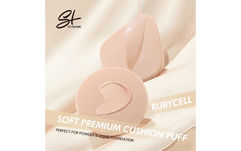 St Future Air Cushion Puff RUBY SOFT PREMIUM CUSHION PUFF / ULTRA SOFT AIR CUSHION PUFF production OEM / ODM