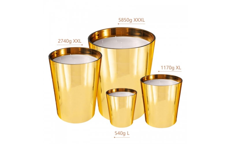 Luxury Gold Oversize Candles