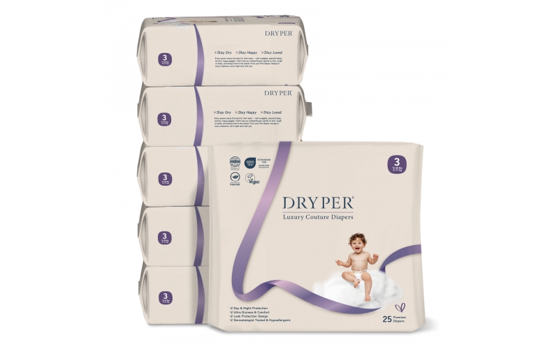 St Future DRYPER No Fluff Core Diapers Experience production industrial