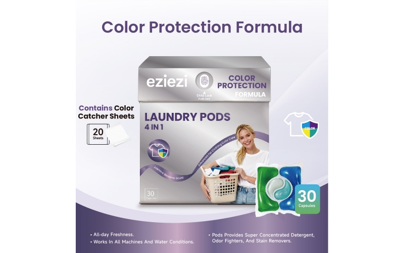 St Future 4 IN 1 LAUNDRY PODS Color Protection Formula 30 Capsules industrial 30 Capsules quotation OEM / ODM