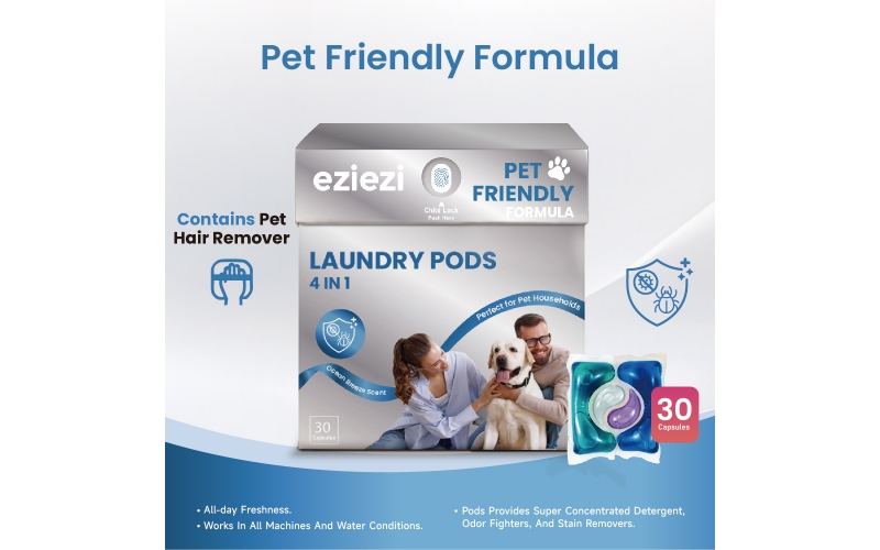 St Future 4 IN 1 LAUNDRY PODSPet Friendly Formula Contains Pet  Hair Remover  30 Capsules industrial quotation OEM / ODM