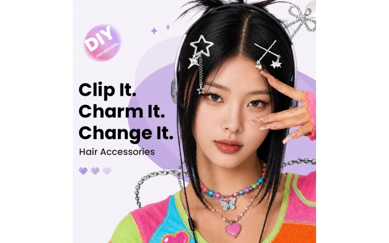 St Future DIY Hair Accessories Kawaii Custom Charm Brush