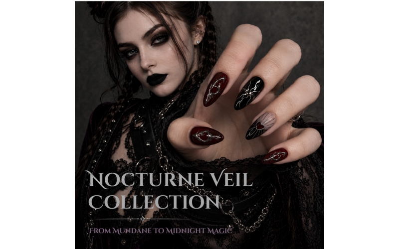 St Future Nocturne Veil Collection Gothic Nail / Nail Art / Press-On Nails Supplier OEM/ODM